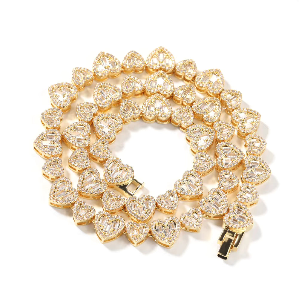 Heart Made of Necklace "Gold"