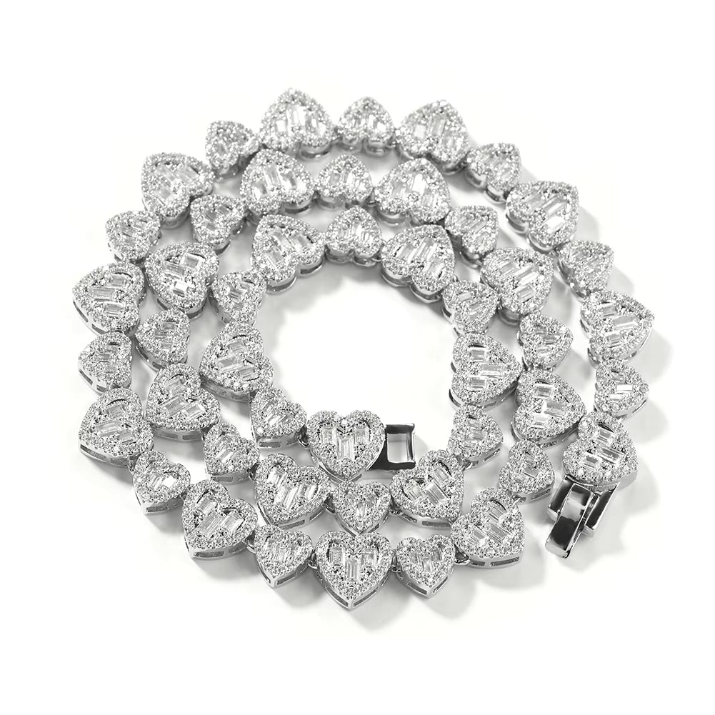 Heart Made of Necklace "Silver"