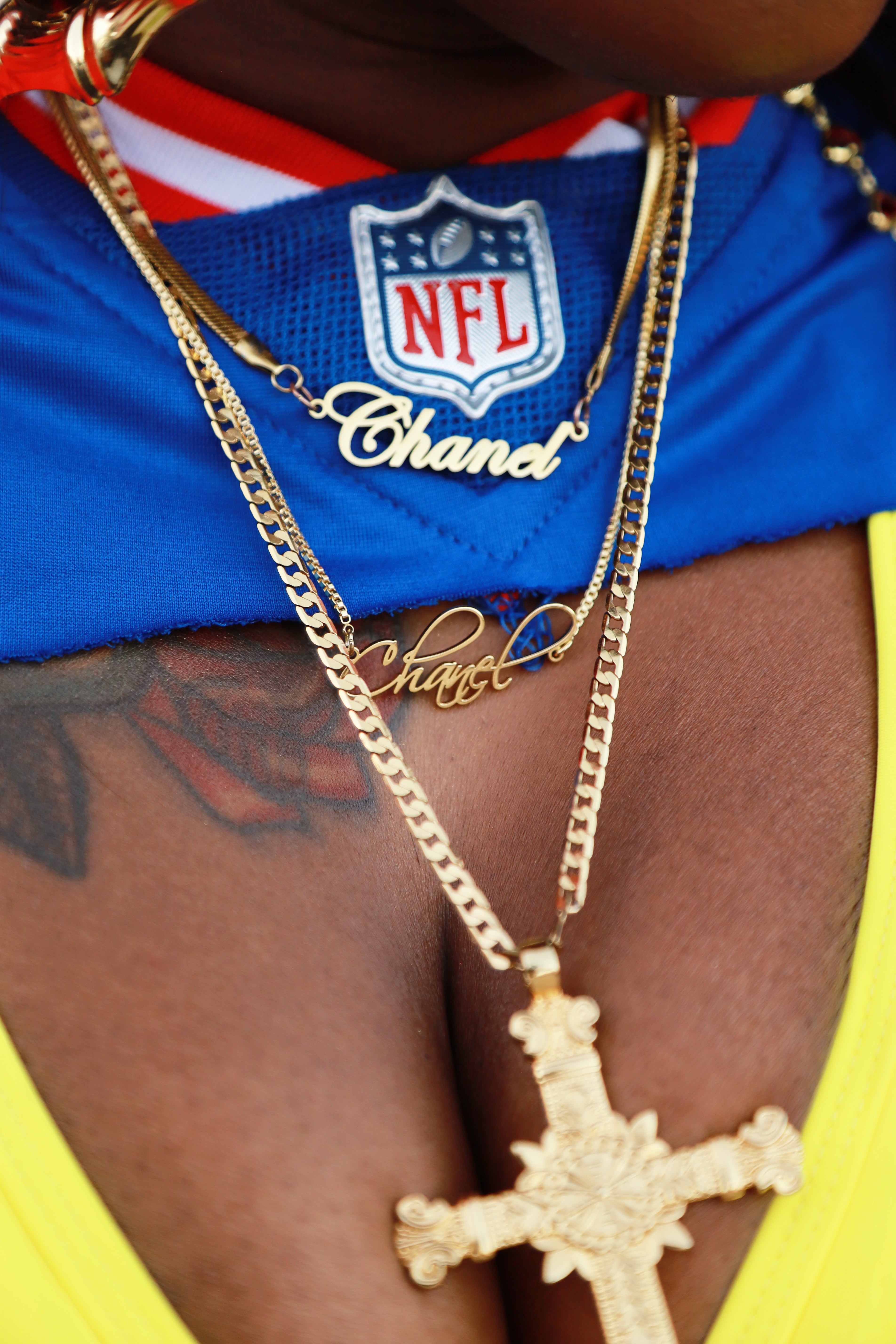 Custom Herringbone Necklace "Gold"
