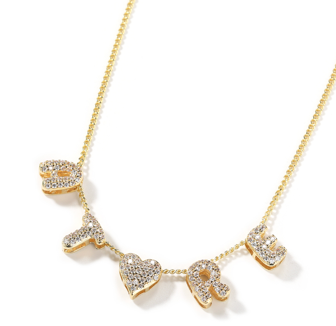 Lover Girl Custom Name Necklace