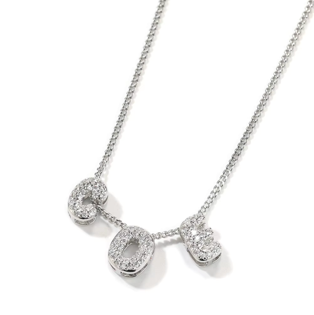 Lover Girl Custom Name Necklace