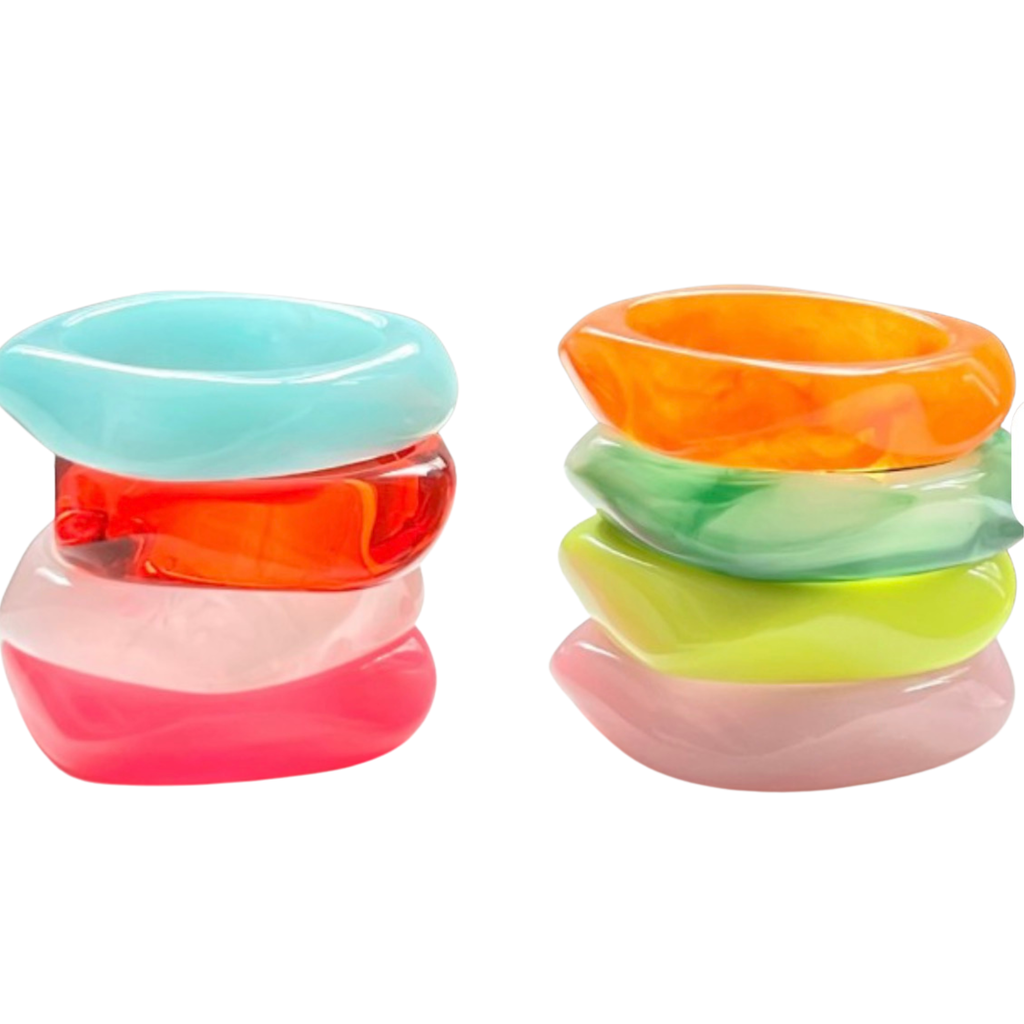 Colorful Acrylic Bracelets