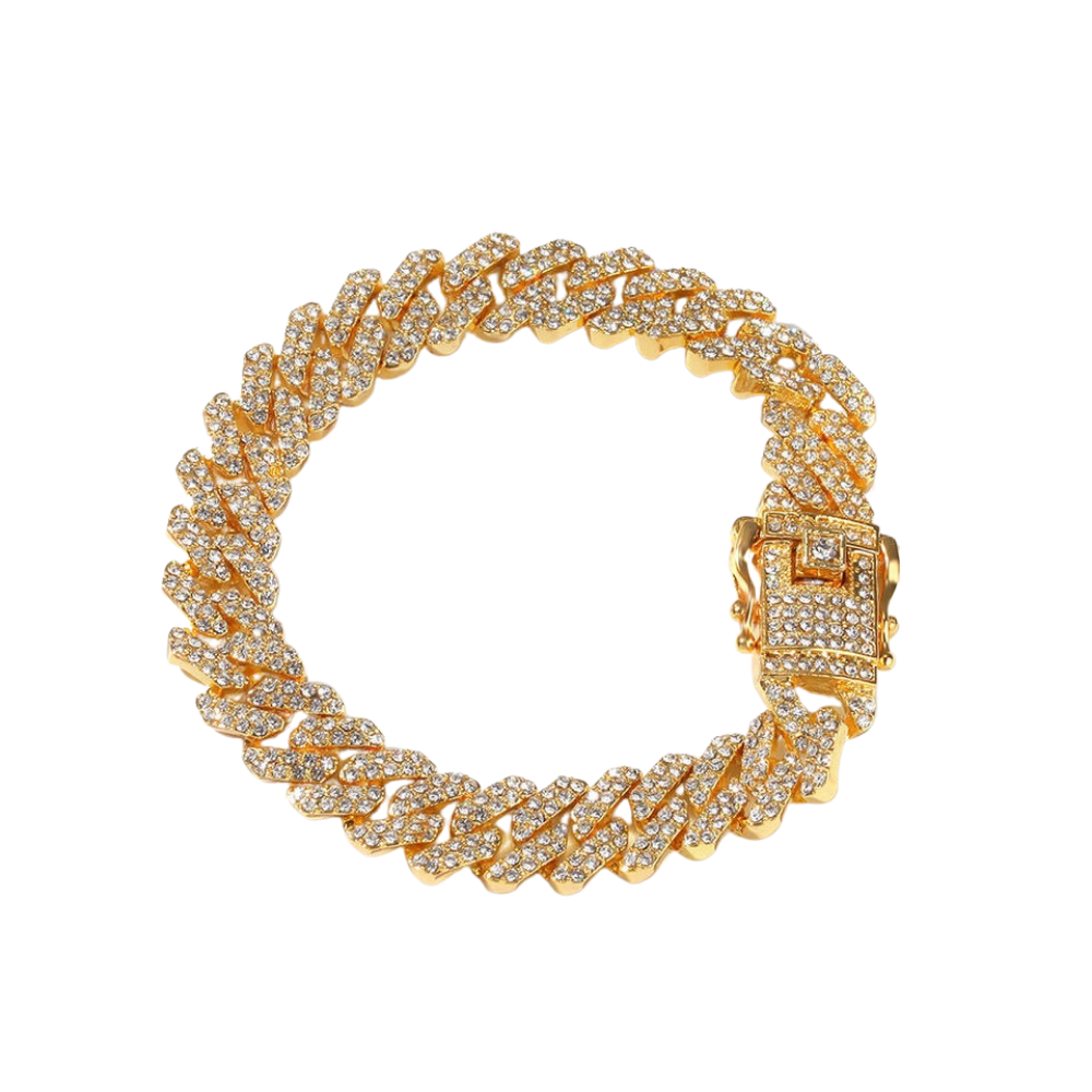 No Cap Cuban Link Bracelet "Gold"