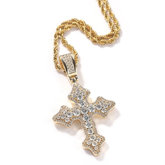 The Coldest Cross Necklace "Gold"