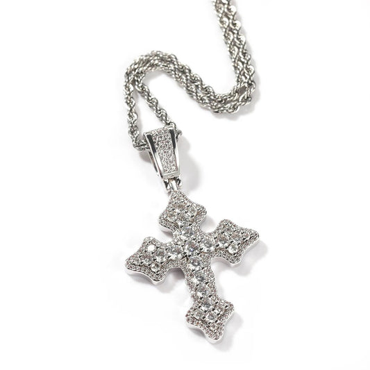 The Coldest Cross Necklace "Silver"