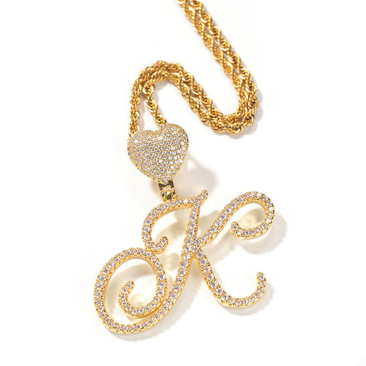 Call Her Boujie Initial Necklace "Gold"