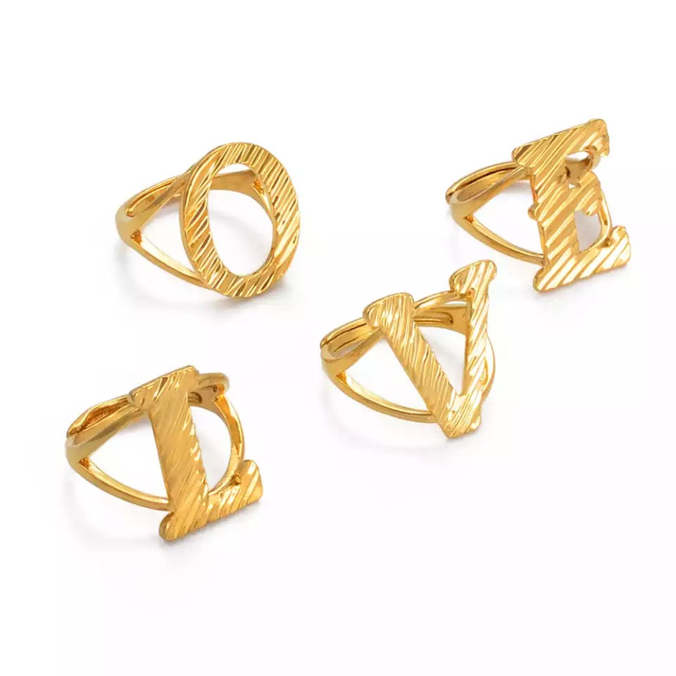 Vintage Initial Ring