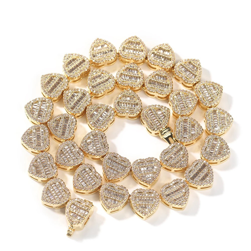 Heart Made of Necklace "Gold"
