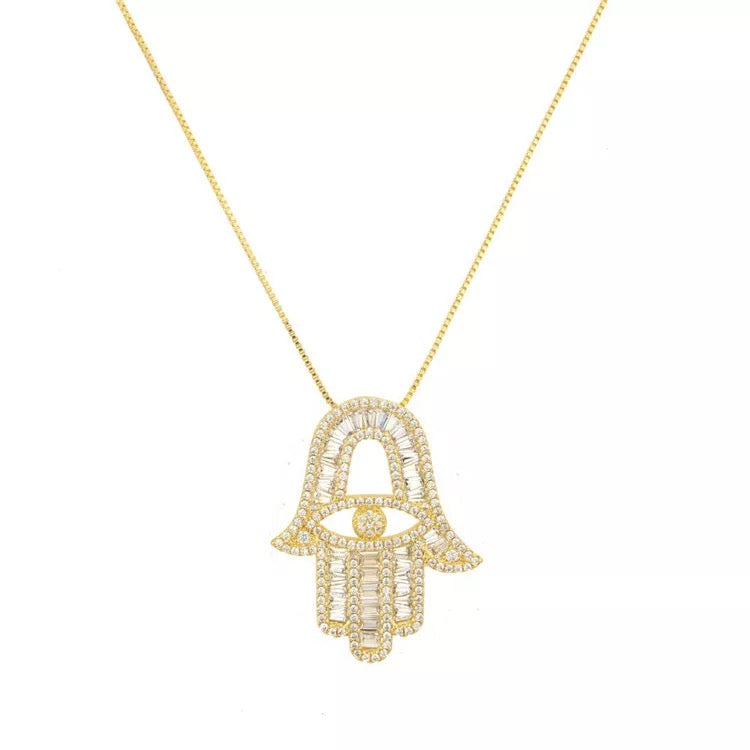 Hamsa Necklace "Gold”